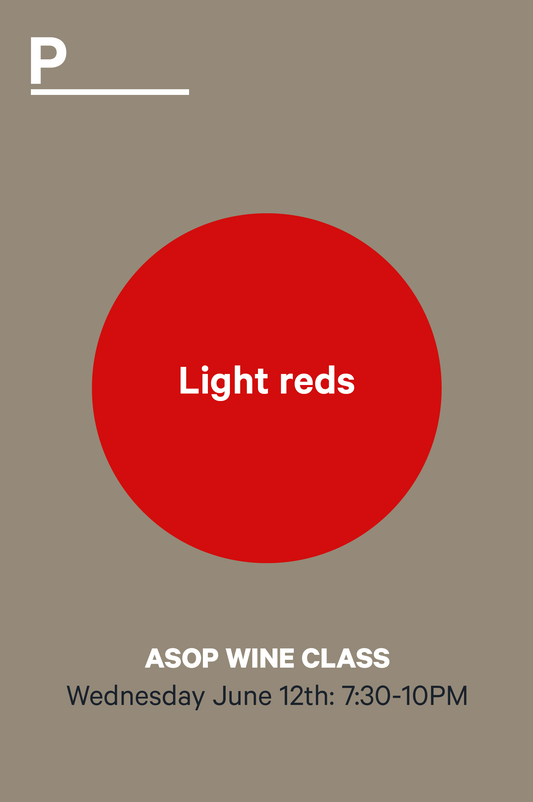 12-6 | ASOP Wine Class: Light reds