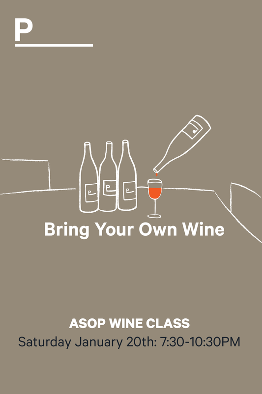 20-01| ASOP Bring Your Own Wine (B.Y.O.W.)