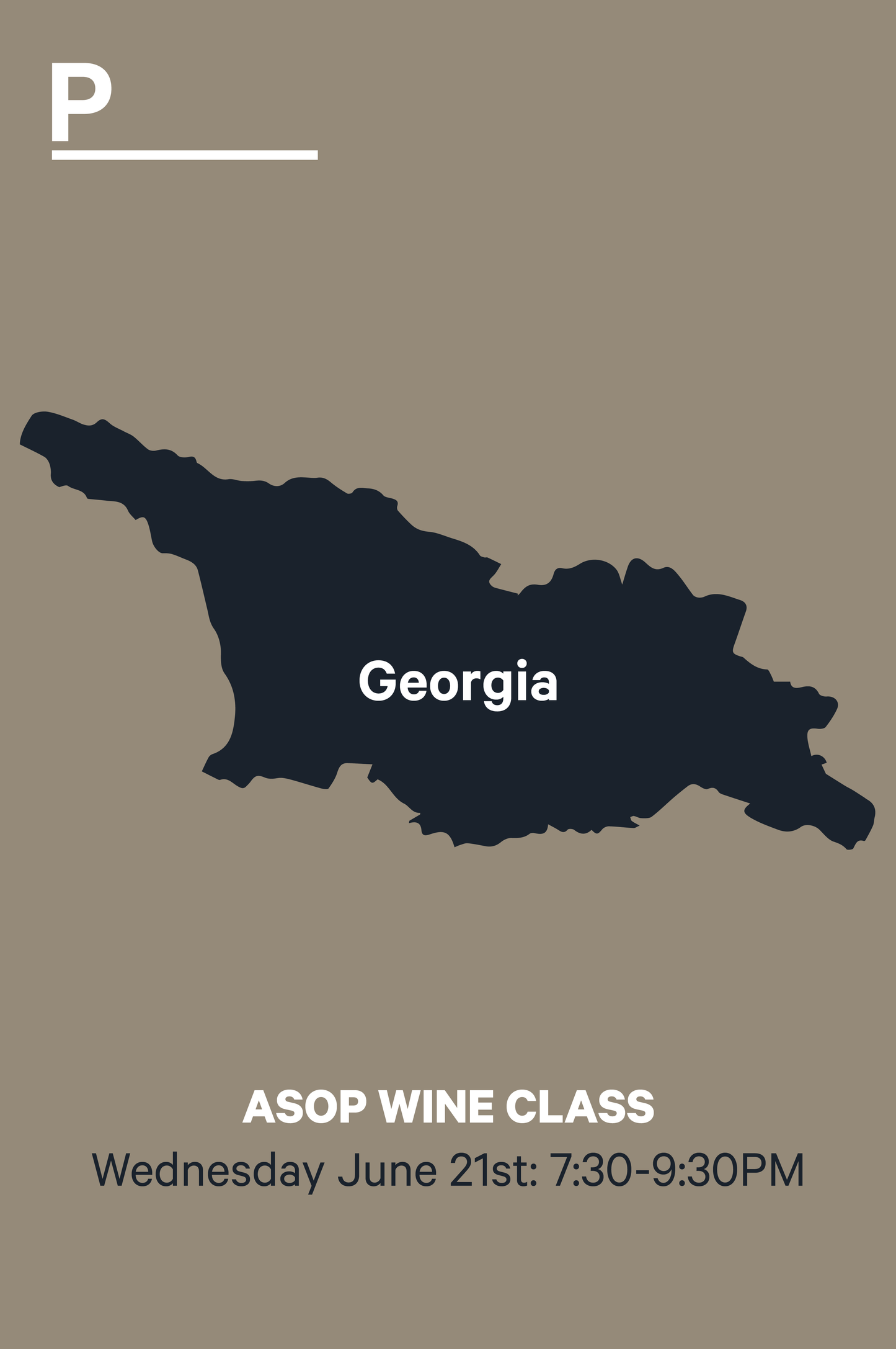 ASOP Wine Class: Georgia