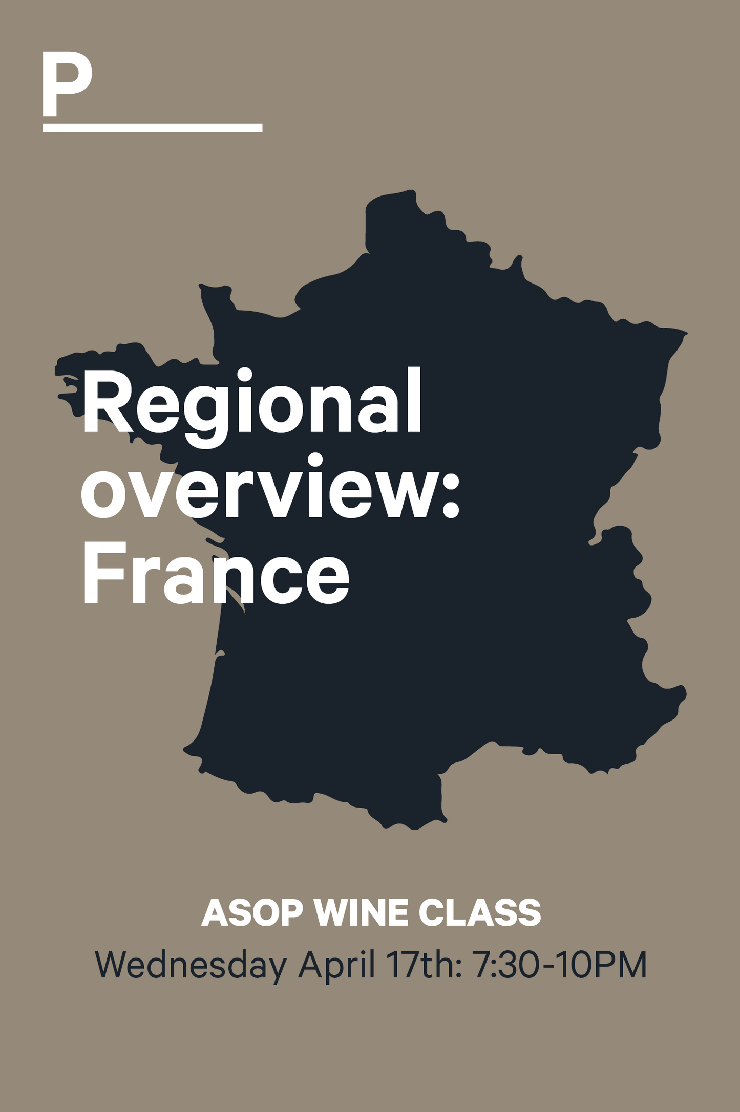 17-4 | ASOP Wine Class: Wine Regions France
