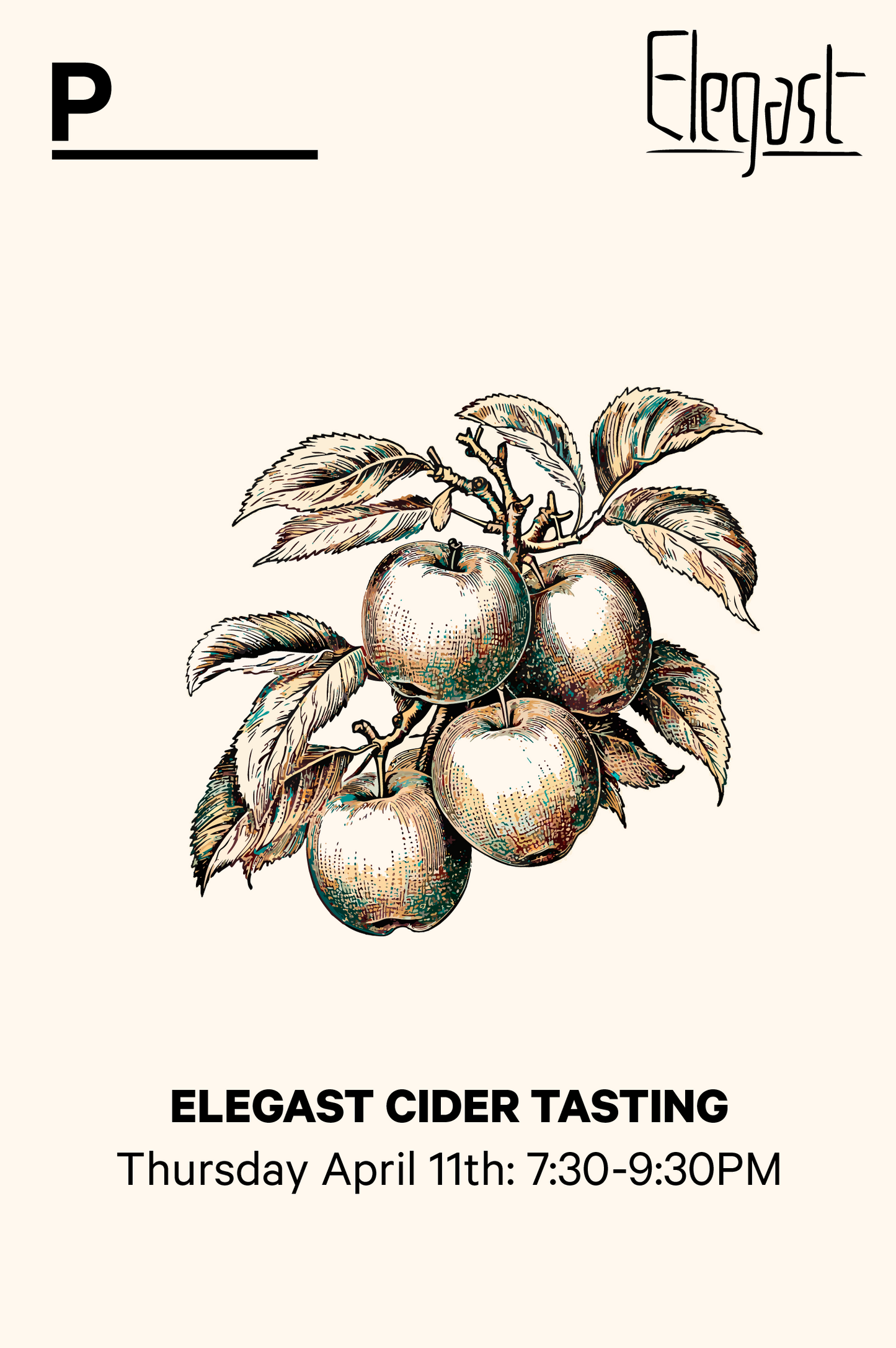 11-4 | Cider tasting with Elegast Cider