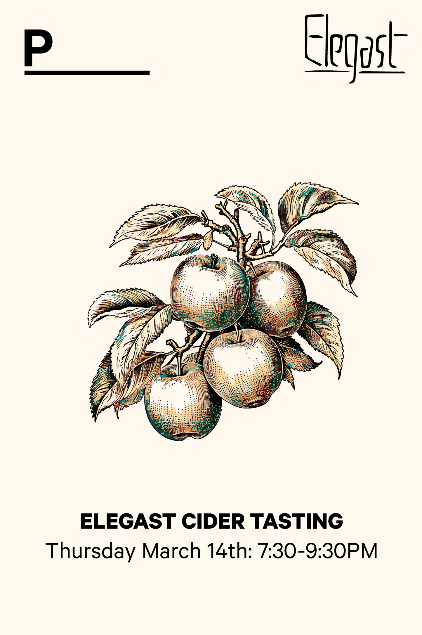 14-3 | Cider tasting with Elegast Cider