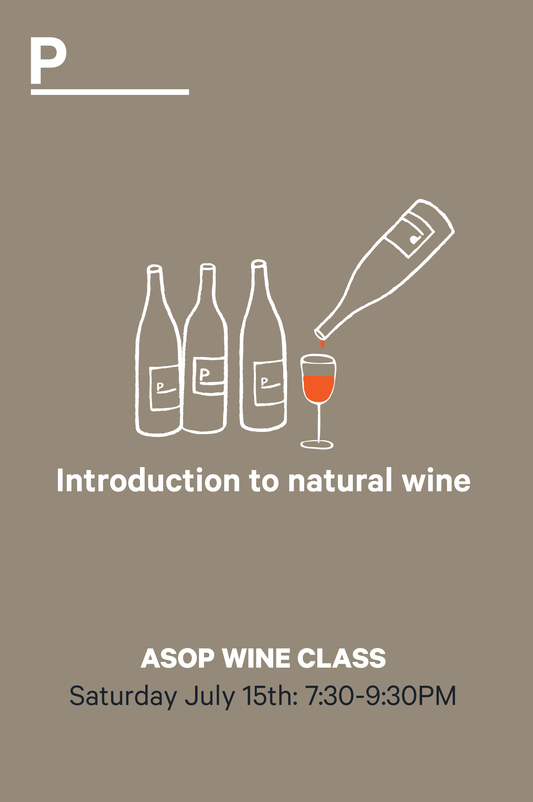 ASOP Wine Class: Introduction to Natural Wine