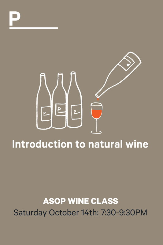 14-10 | ASOP Wine Class: Introduction to Natural Wine