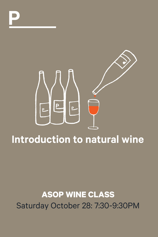 28-10 | ASOP Wine Class: Introduction to Natural Wine