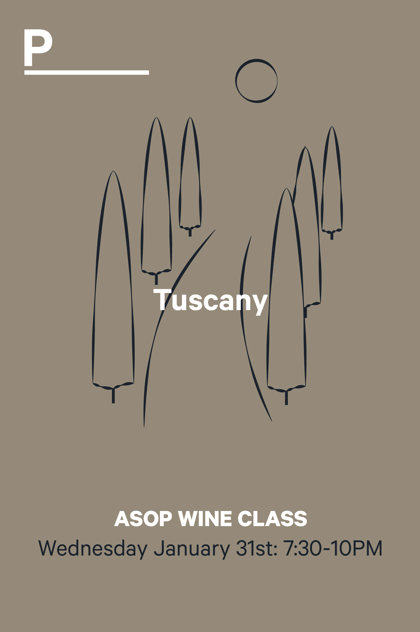 31-01 | ASOP Wine Class: Tuscany